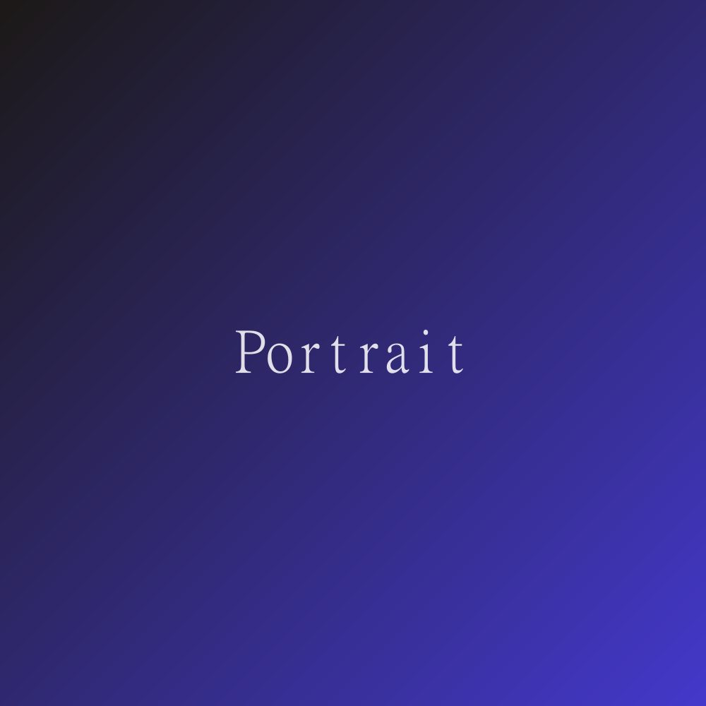 Studio portrait